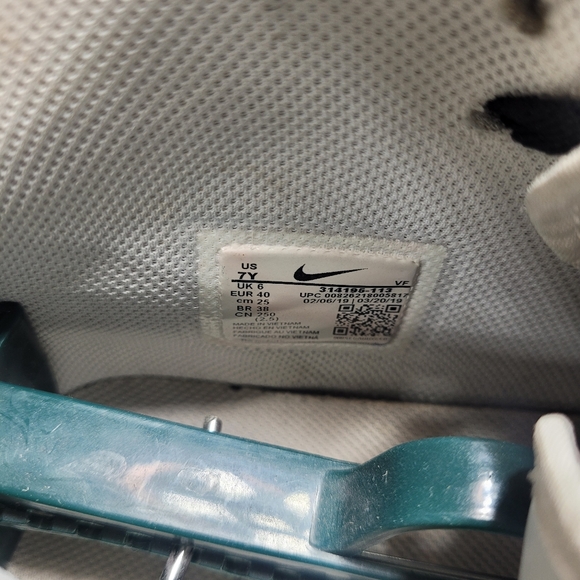 Nike Air Force 1 Mid top Light Grey Black Drip Custom Size 7 youth - Picture 10 of 10